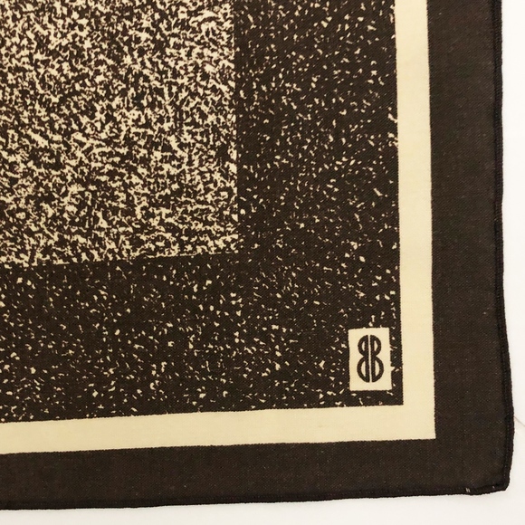 Vintage Bill Blass Cotton Twill Dinner Napkins 5pc Set HTF Retro - Picture 5 of 5